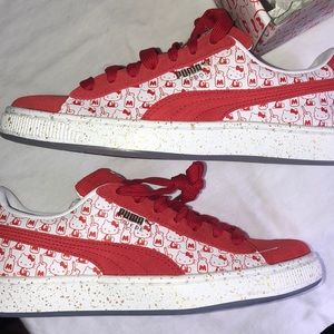Hello Kitty Puma Suede Colab
